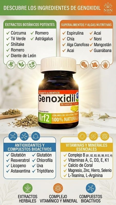Ingredientes de Genoxidil NBN Living
